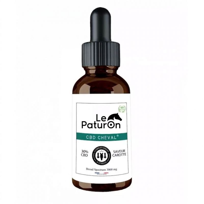 CBDCheval - Huile 30% goût carotte - Le Paturon