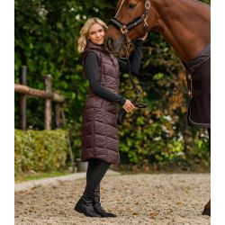 Doudoune sans manches longue équitation femme Ostende - Elt
