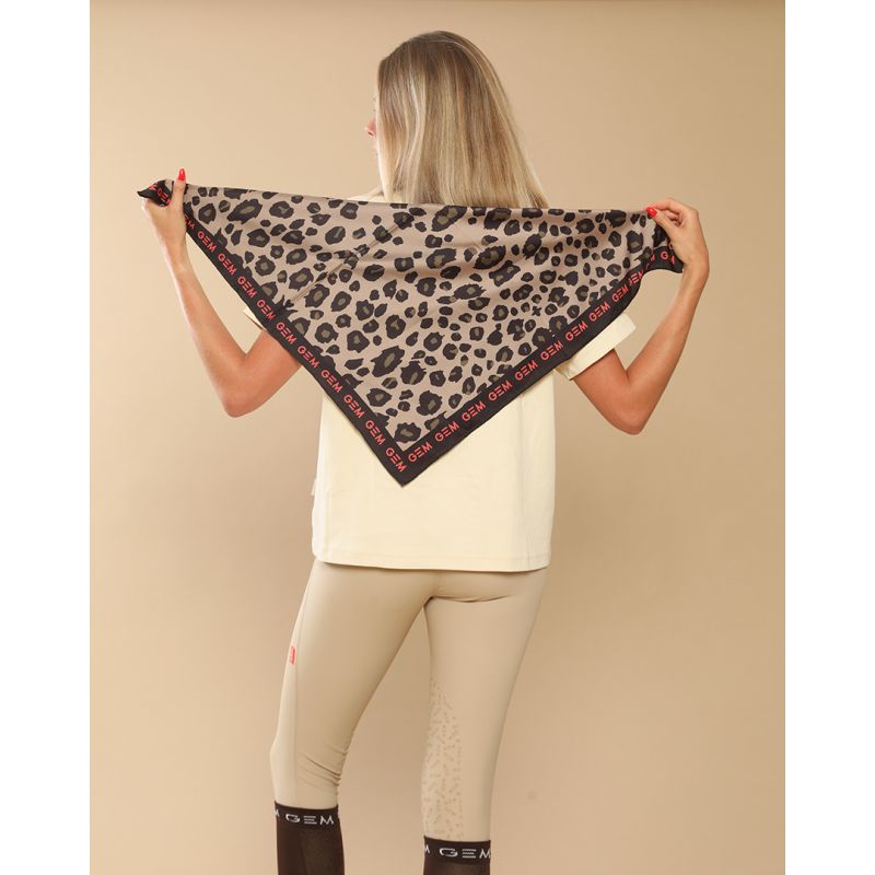 Foulard équitation Leopard - GEM Equitation