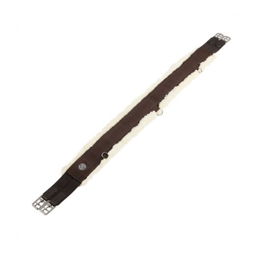 Sangle cheval nylon et mouton synthétique - Equestro