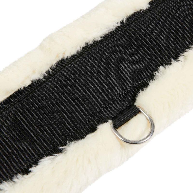 Sangle cheval nylon et mouton synthétique - Equestro