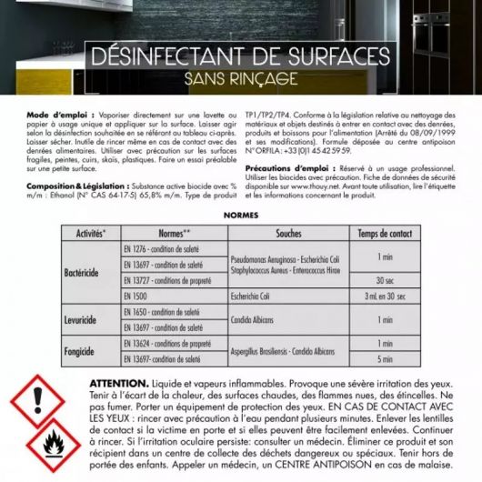 Spray désinfectant écurie Anti-gaspi 750 ml