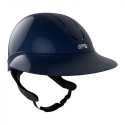 Casque équitation First Lady Global TLS Bleu Shiny - GPA