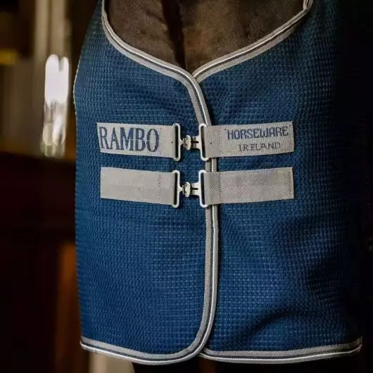 Chemise cheval nid d'abeille Rambo Techni-Waffle Cooler - Horseware