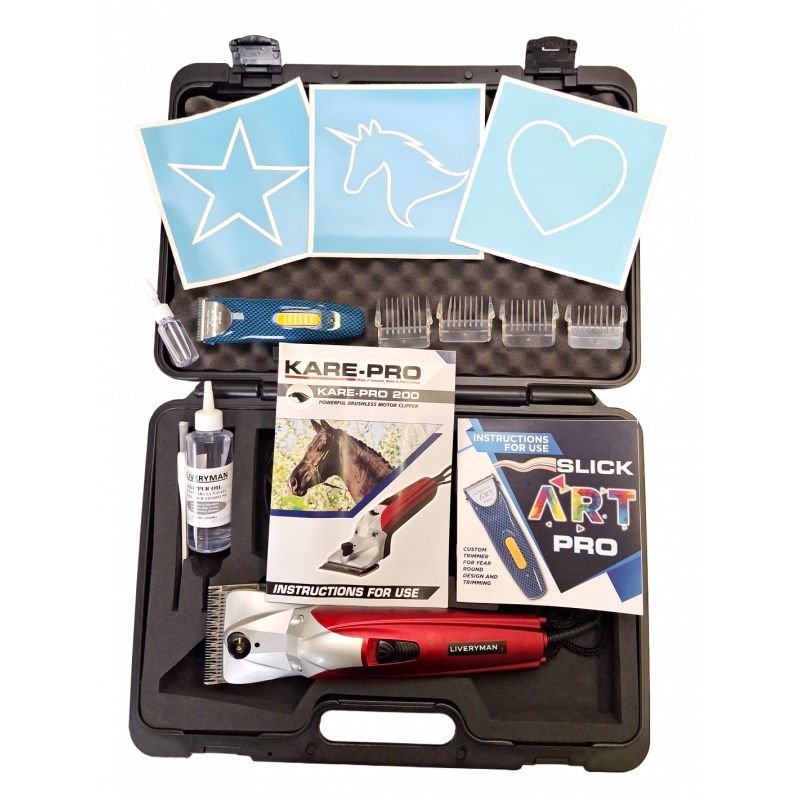 Kit tondeuse Kare Pro 200 + tondeuse Slick Art - Liveryman