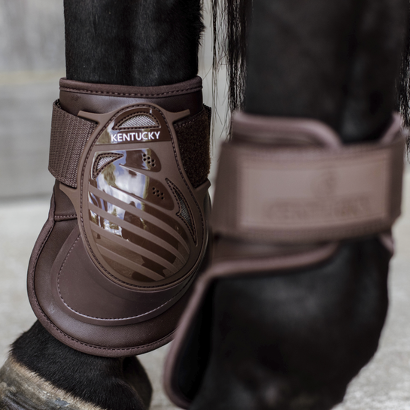 Protège-boulets cheval velcro long Deep Kentucky Horsewear - Equestra