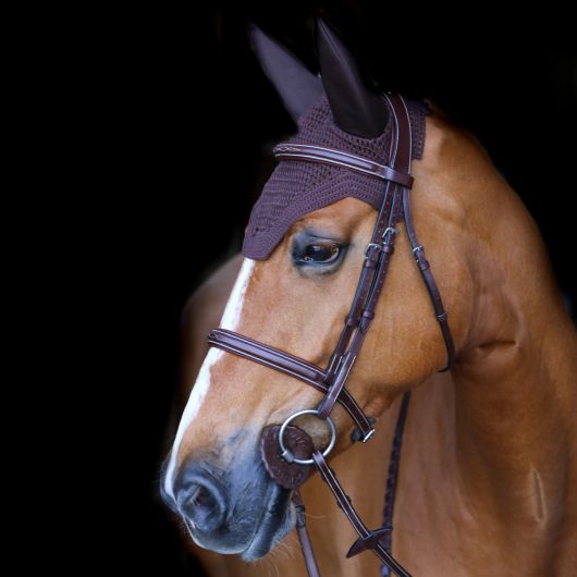 Bonnet anti-mouche anti-bruit cheval Wellington Soundless - Kentucky Horsewear