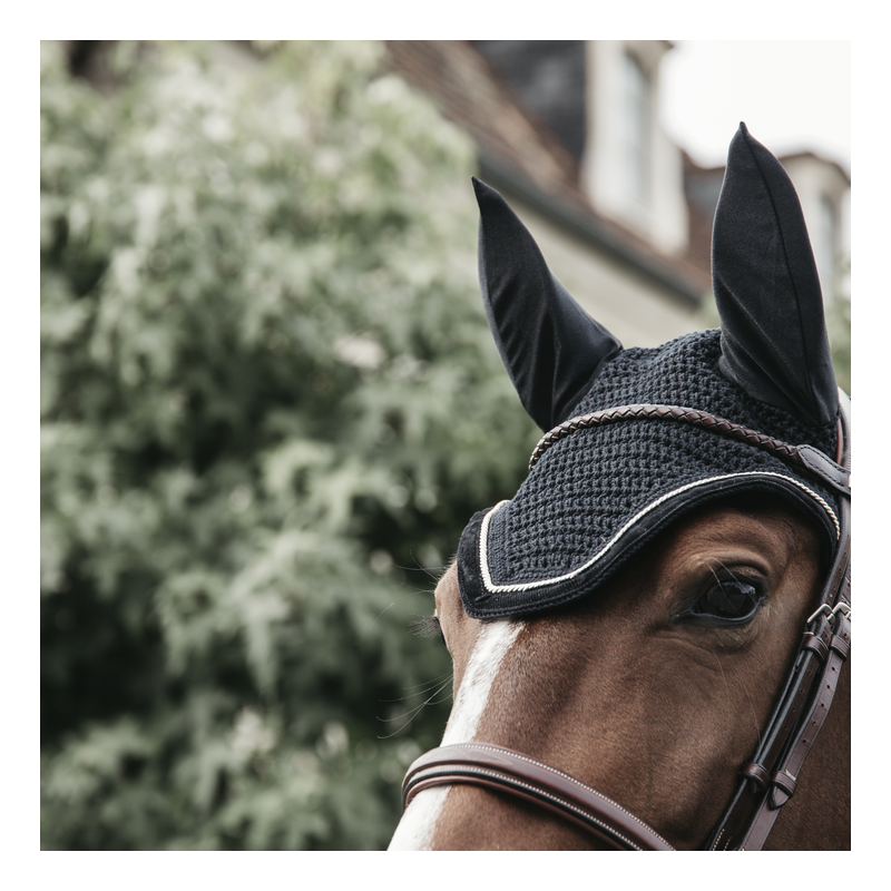 Bonnet anti-mouche cheval Wellington Corduroy - Kentucky Horsewear