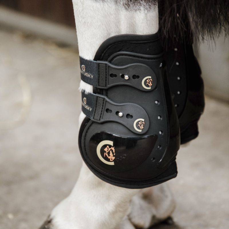 Protège-boulets cheval 2 crochets Elastic Moonboots Max - Kentucky Horsewear