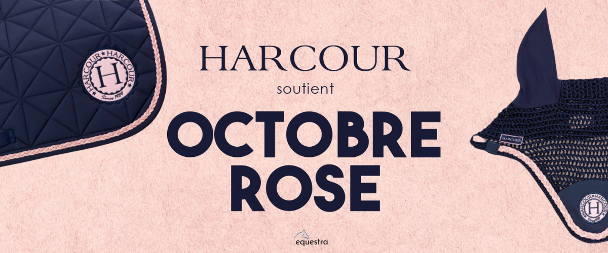 Octobre rose x Harcour : Tapis et bonnet en édition limitée