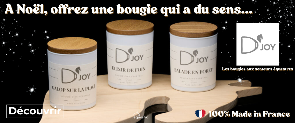 Bougies des cavaliers aux senteurs équestres Djoy