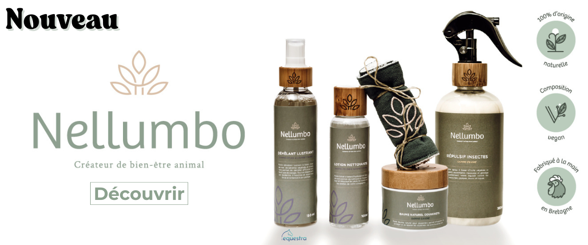 Nellumbo, créateur de produits de soins pour chevaux naturels et fabriqués en France