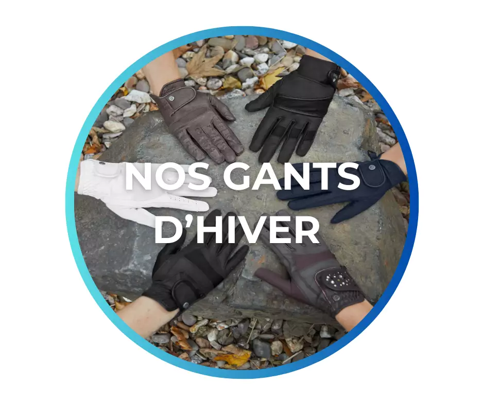 Gants équitation hiver