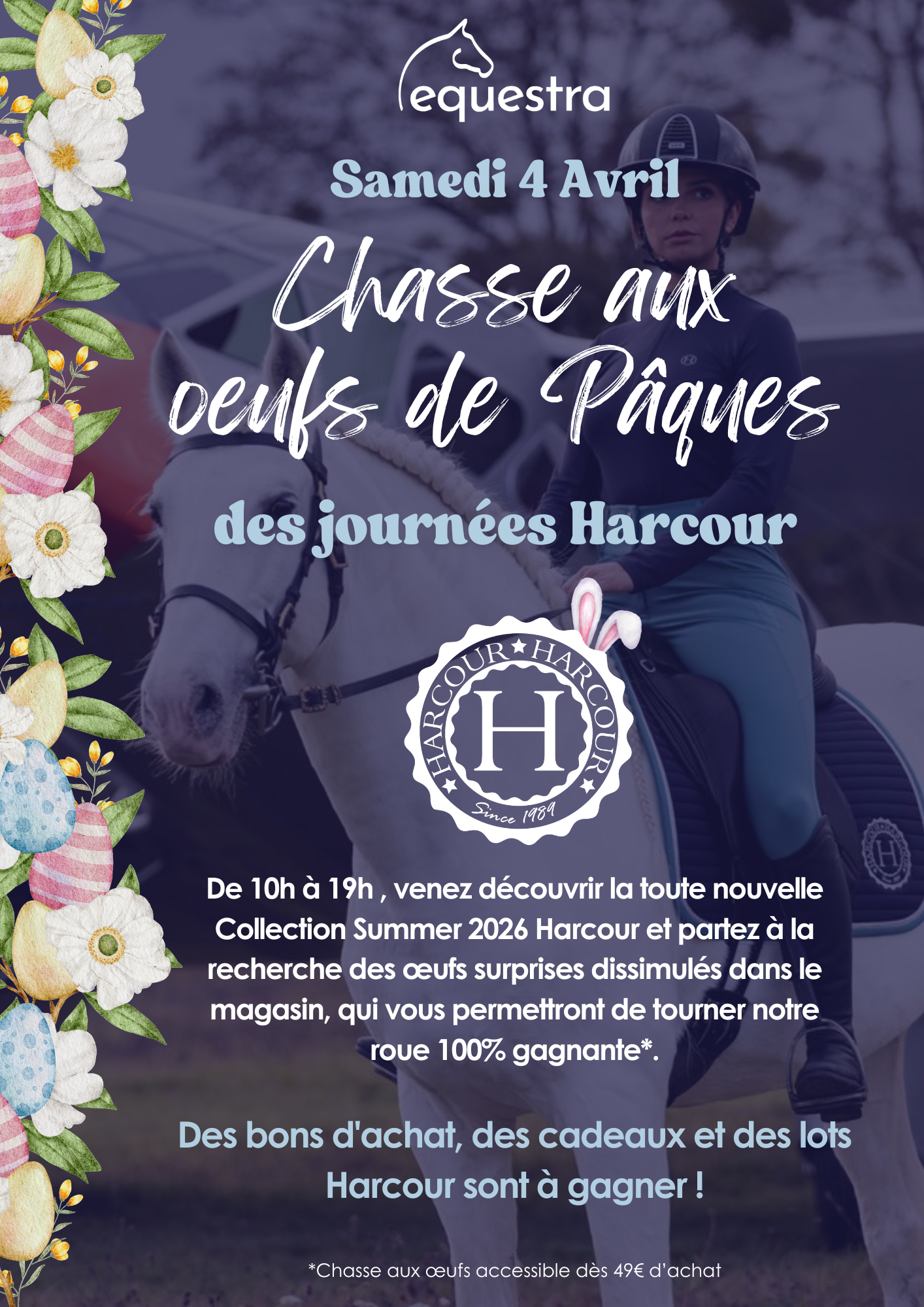 Chasse aux oeufs de Pâques chez Equestra !