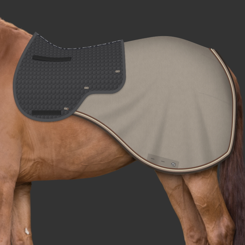 Tapis de selle cheval avec amortisseur mouton personnalisable - Mattes -  MATTES - CAVALIER 