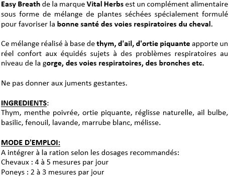 Easy Breath voies respiratoires 1 kg Vital Herbs