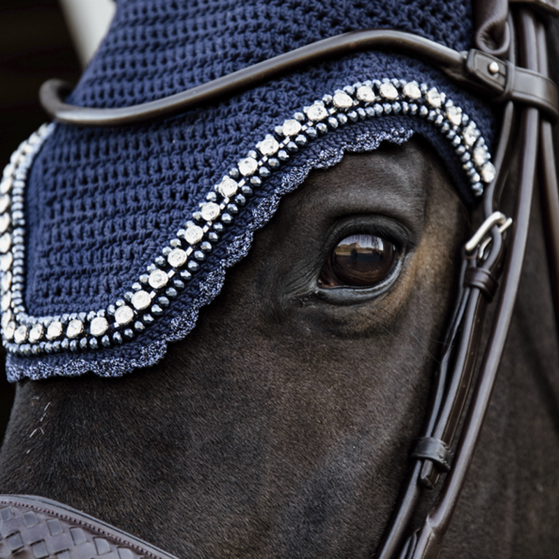 Bonnet anti-mouches Wellignton Big Stone and Pearl Kentucky Horsewear - Equestra