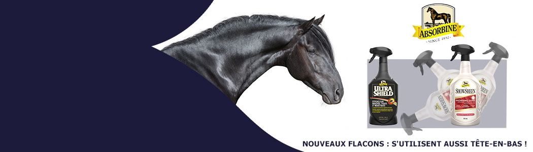 Spray anti-mouche Absorbine cheval - Soin cheval - Le Paturon