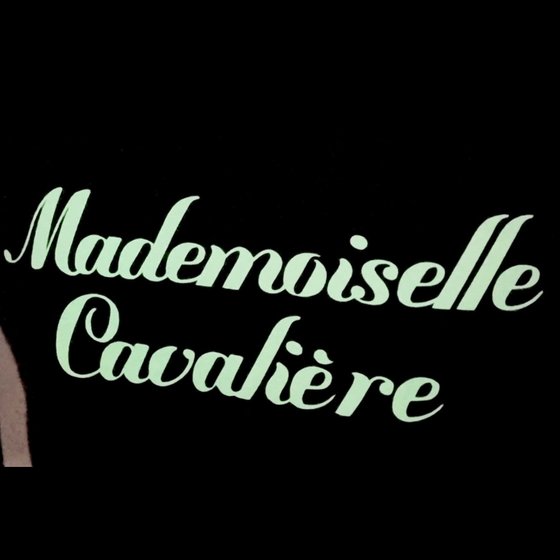 Sweat équitation femme sans capuche Mademoiselle Cavalière - Equestra