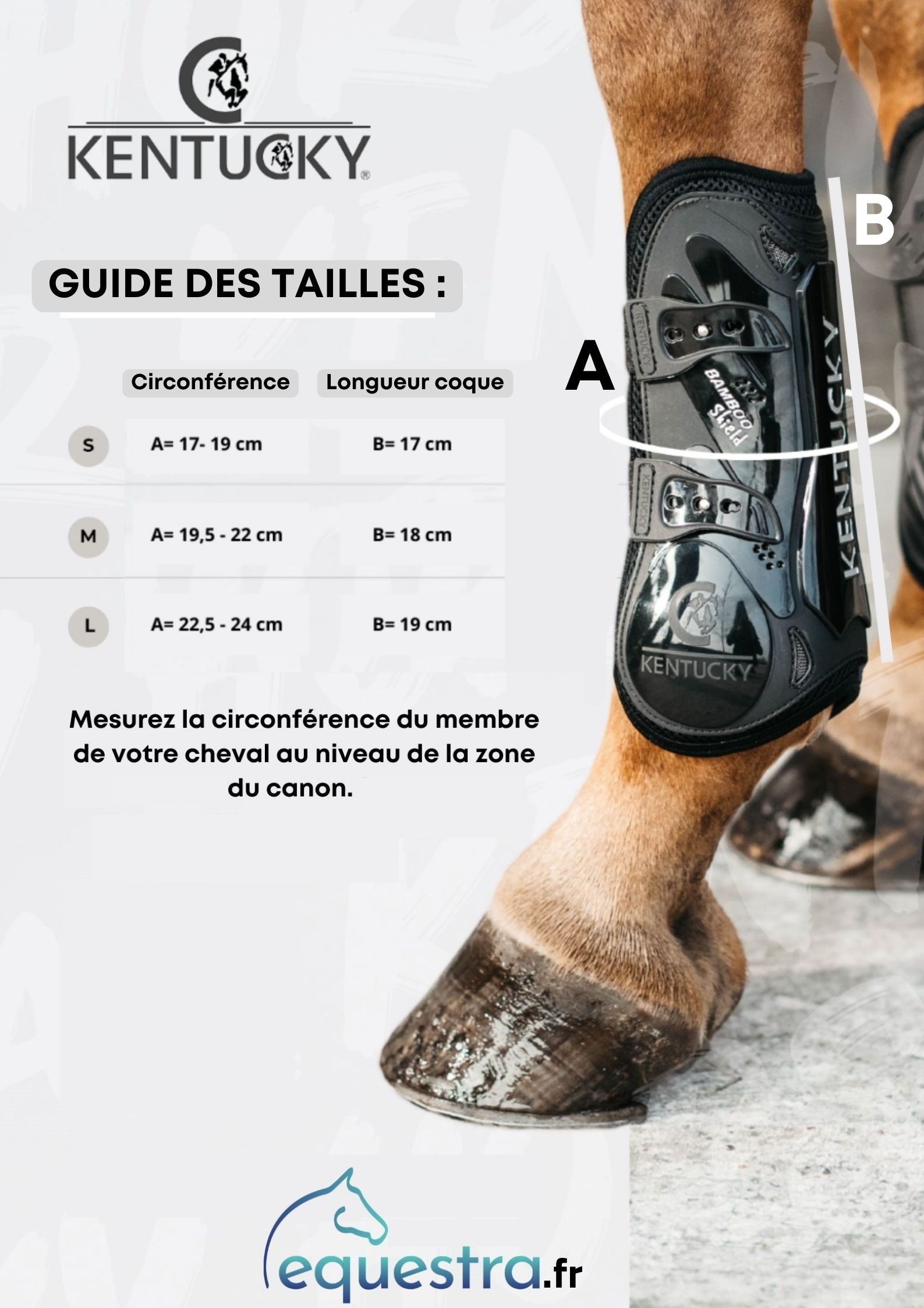 Nouvelles guêtres Kentucky Tendon Boots Bamboo Shield - Equestra