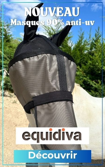 Masques 90% anti-uv pour chevaux