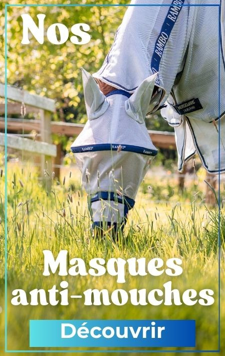 Masques anti-mouches cheval