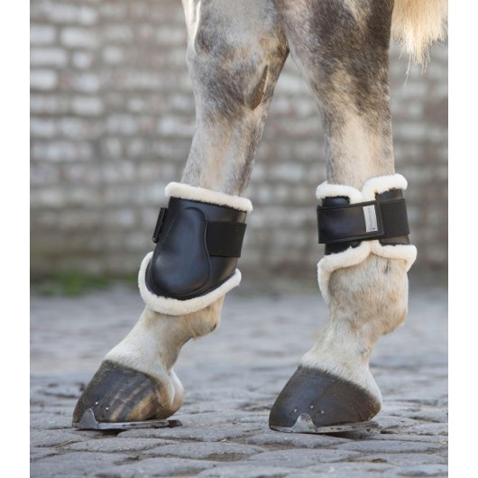 Protège-boulets cheval doublés mouton synthétique - Kentucky Horsewear