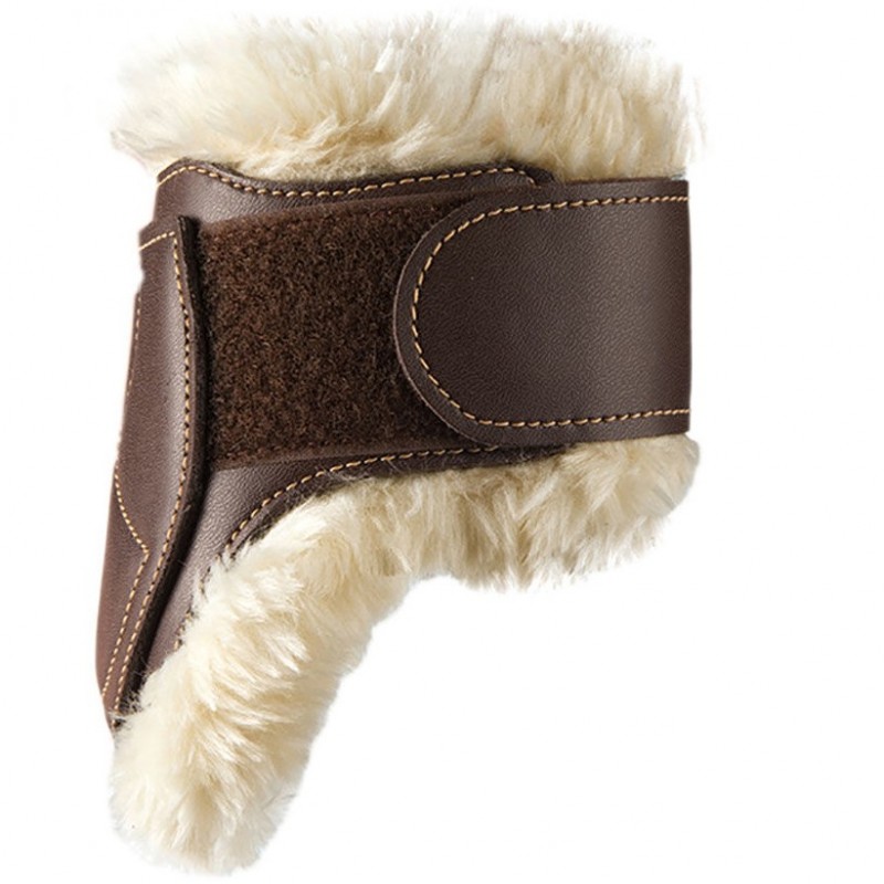 Protège-boulets cheval simili-cuir mouton synthétique - Kentucky Horsewear